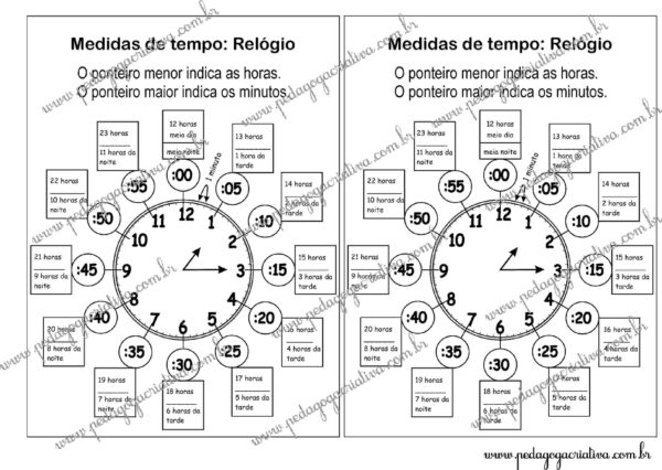 Atividade de Matemática - Medidas de tempo