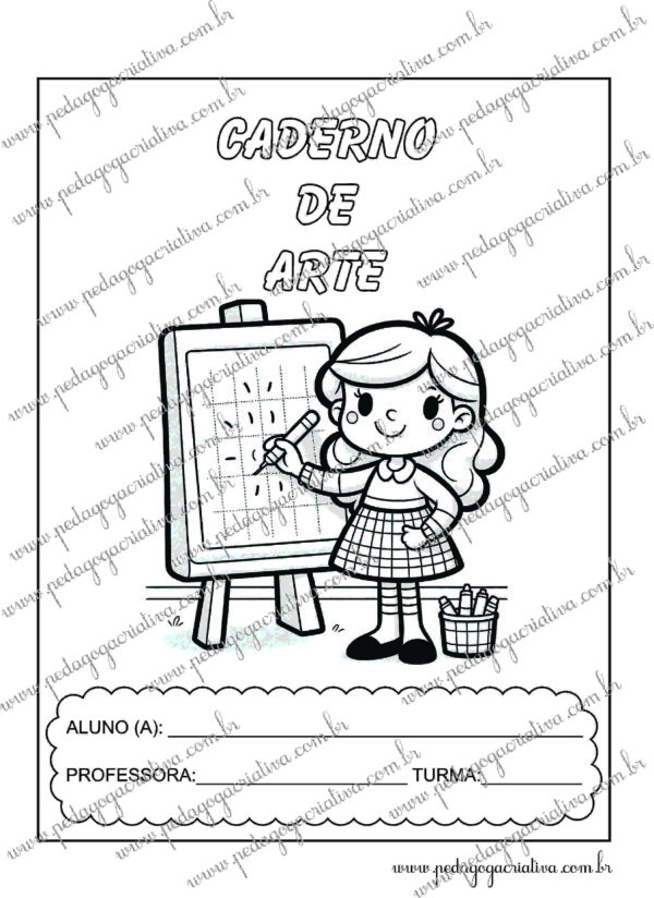 Abertura de caderno - Arte