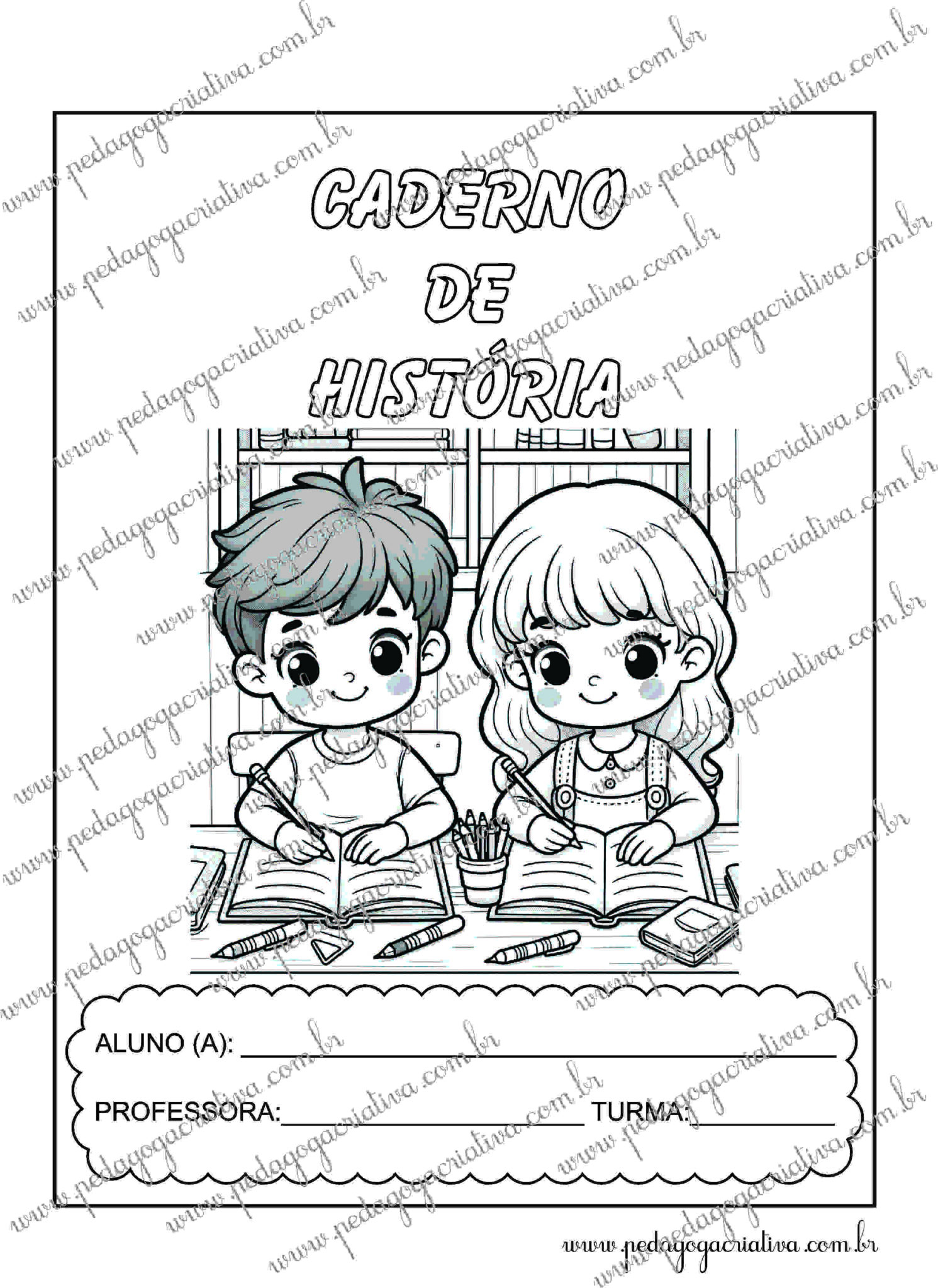 Abertura de caderno – História Crianças – Pedagoga Criativa
