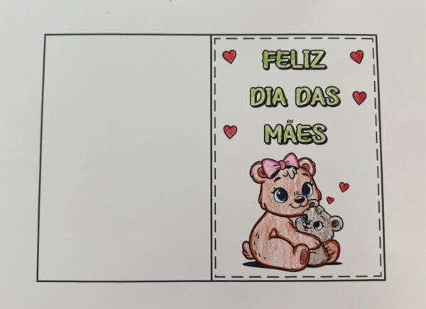 Cartão dia das mães - Urso - Image 3